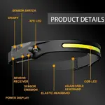 Rechargeable LED Sensor Headlamp