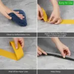 Super Sticky Resistente Clear Tape.