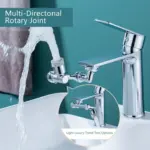 Magic Faucet Swivel 1080° Inox With Anti-Splash Filter