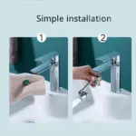 Magic Faucet Swivel 1080° Inox With Anti-Splash Filter