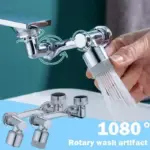 Magic Faucet Swivel 1080° Inox With Anti-Splash Filter