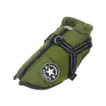 Winter Warm Pet Dog Waterproof Jacket With Harness