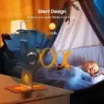 4 Blades Wood Stove Fans Heat Powered