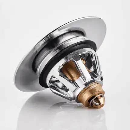 Basin Pop-Up Drain Filter Metal Bounce Core Push-Type