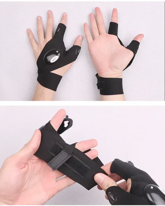 LED Flashlight Gloves