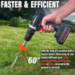 8" Screw in Tent Stakes - Ground Anchors Screw