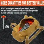 8" Screw in Tent Stakes - Ground Anchors Screw