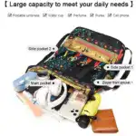 Drawstring Foldable Large Capacity Dry-wet Separation Travel Sports Backpack