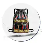 Drawstring Foldable Large Capacity Dry-wet Separation Travel Sports Backpack