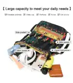 Drawstring Foldable Large Capacity Travel Sports Backpack