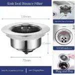 Enhanced Sink Drain Filter Core