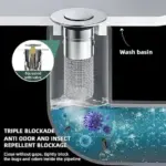 Stainless Steel Floor Drain Filter – Keep Odors Out & Bugs Away!