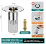 Stainless Steel Floor Drain Filter – Keep Odors Out & Bugs Away!