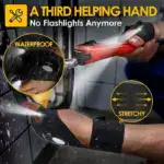 LED Flashlight Waterproof Gloves | Practical Durable Fingerless Gloves