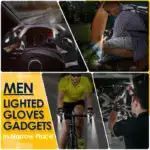 LED Flashlight Waterproof Gloves | Practical Durable Fingerless Gloves