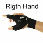 LED Flashlight Waterproof Gloves | Practical Durable Fingerless Gloves