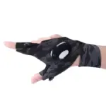 LED Flashlight Waterproof Gloves | Practical Durable Fingerless Gloves